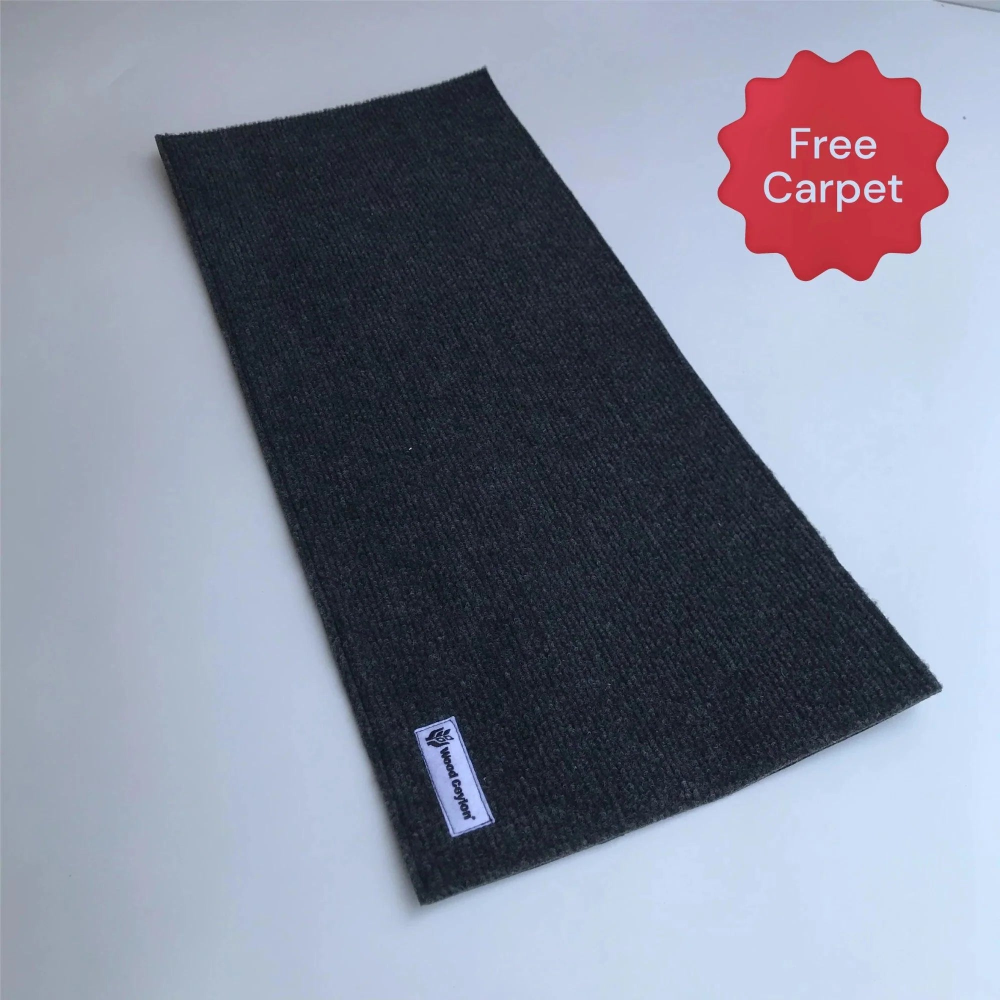 Wood Ceylon dark grey carpet included free with dish drying rack purchase