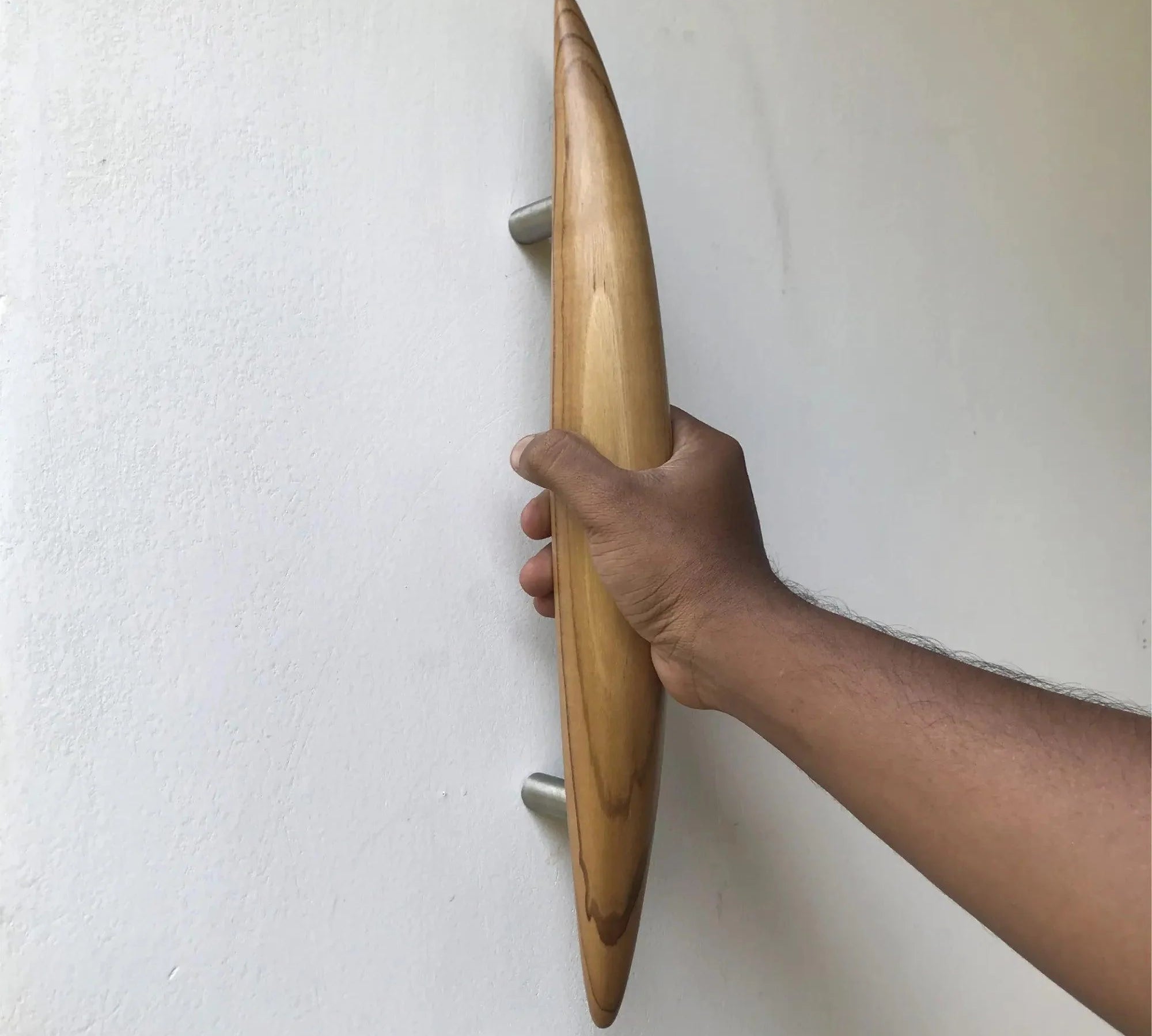 Handmade teak front door handle - 031